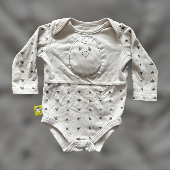 Nested Beans Zen Footie Classic and Zen Bodysuit Gently Weighted Size 6-12 M - Picture 10 of 12